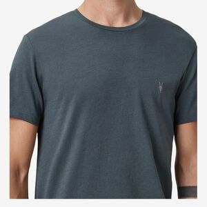 All Saints Blue Gray Short Sleeve Tee
